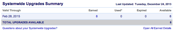 Systemwide Upgrades