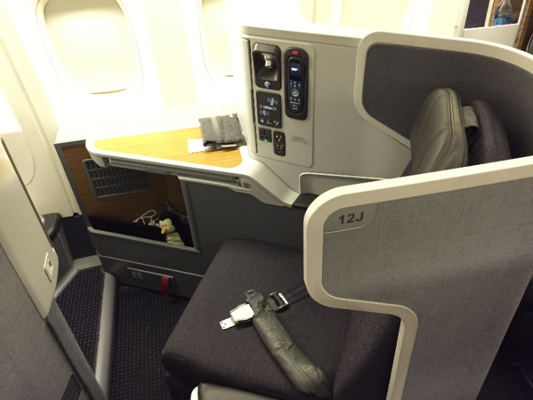 Business Class on American Airlines 777-300ER